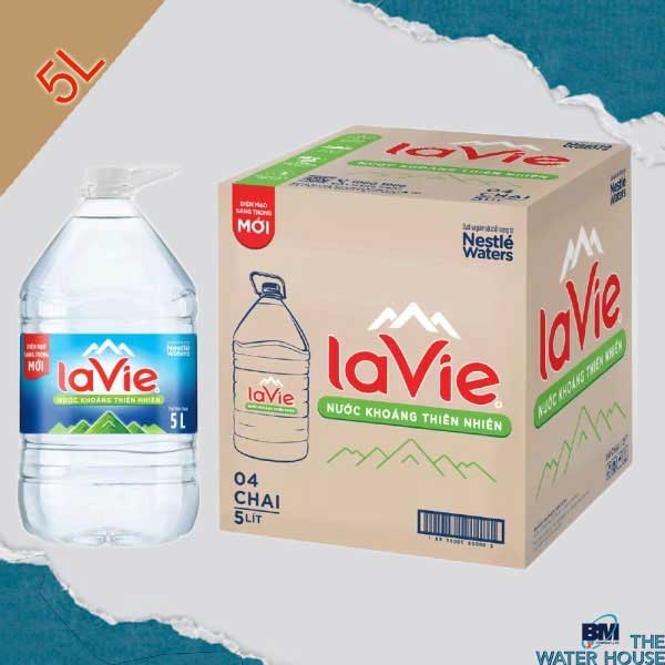 Thùng nước LaVie 5L