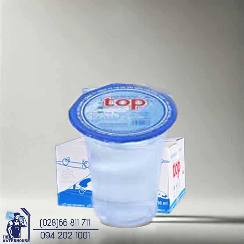 Nước suối ly Top 230ml (Thùng 48 ly giá rẻ, dung tích lớn)