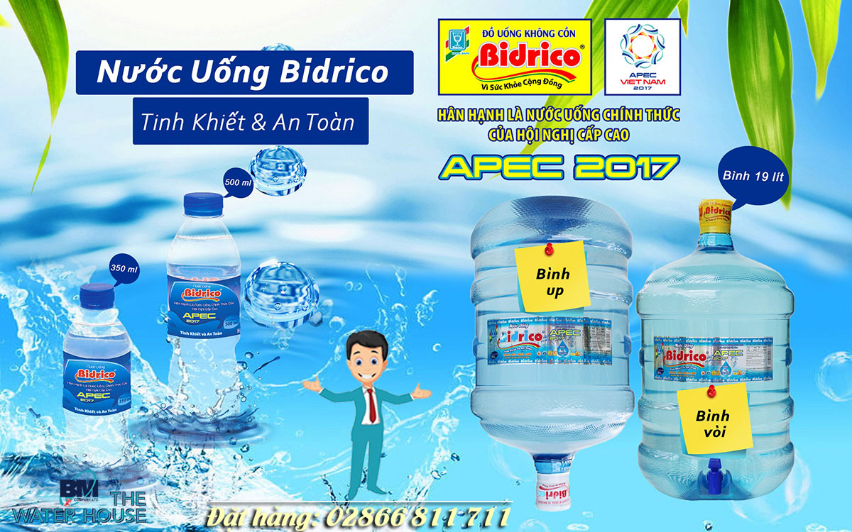 Nước bình Bidrico 19L