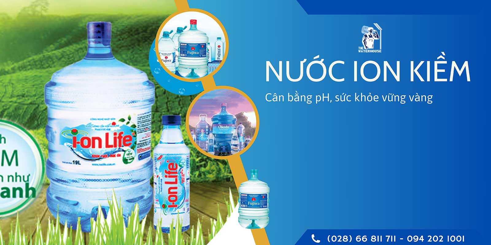 Nước ion kiềm (20L, 1.5L, 500ml, 350ml) - Chính hãng, bí quyết sống khỏe