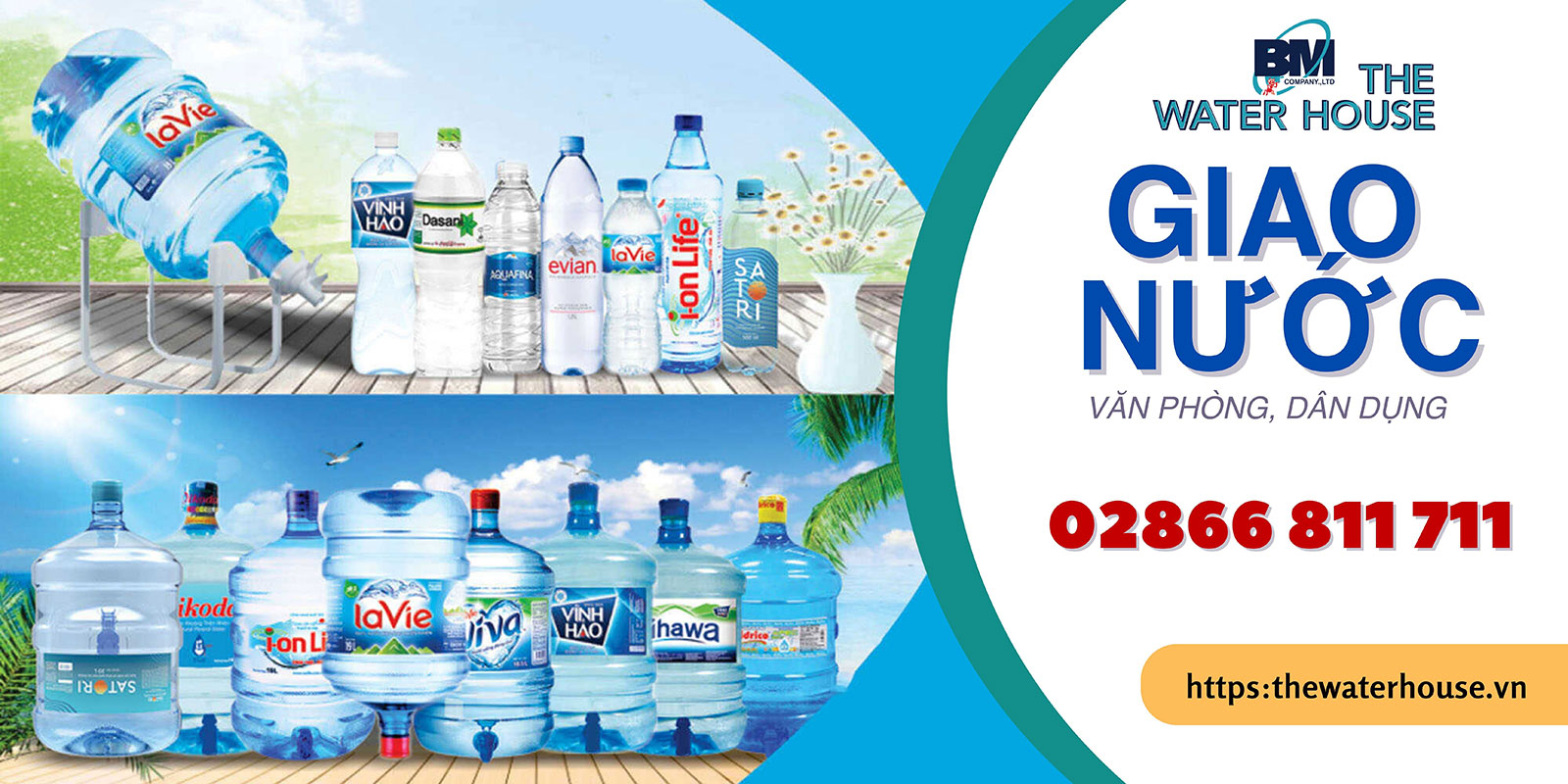 Nước uống đóng bình 20l, 19l, nước uống đóng chai gọi, đổi, đặt nhanh