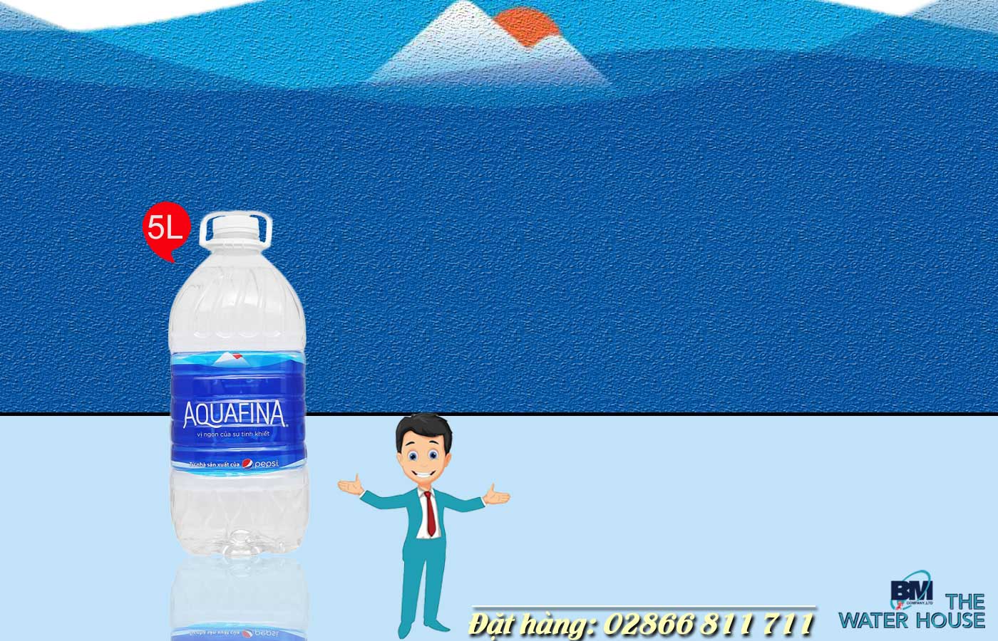 Nước suối Aquafina 5L