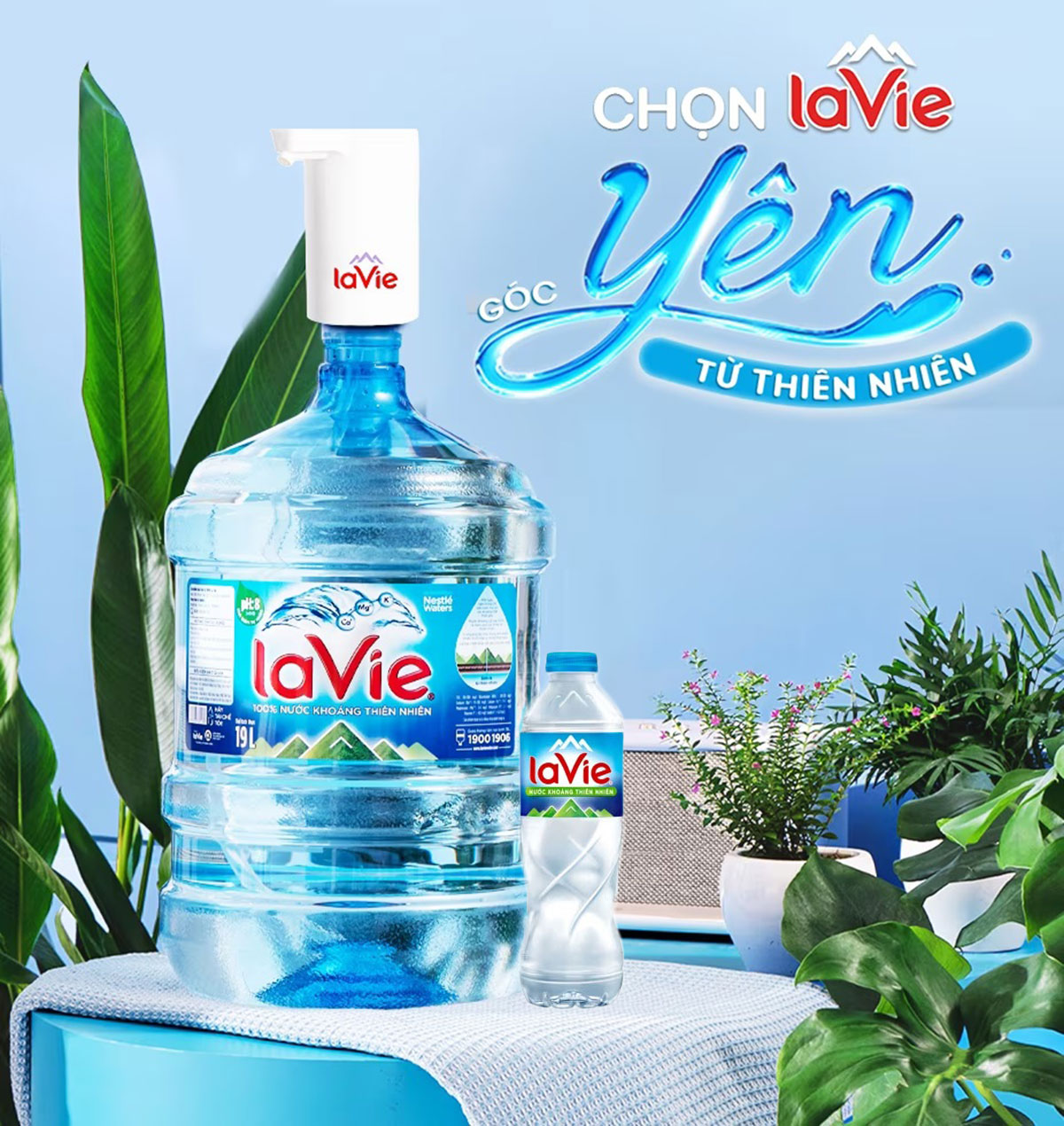 Giao nước LaVie tận nhà, giao nhanh miễn phí tận nơi