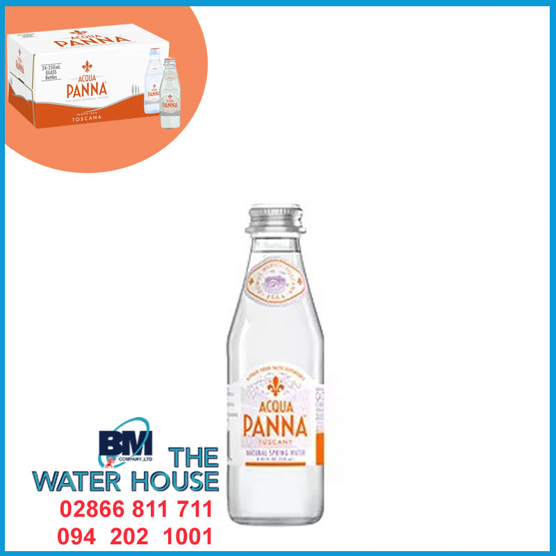 Thùng Acqua Panna 250ml (Thùng 24 chai) chai thủy tinh