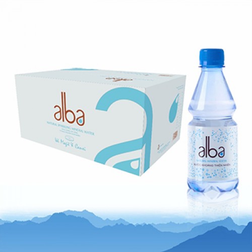 Thùng Nước Alba 350ml Không Ga Chai Nhựa (Thùng 24 Chai)