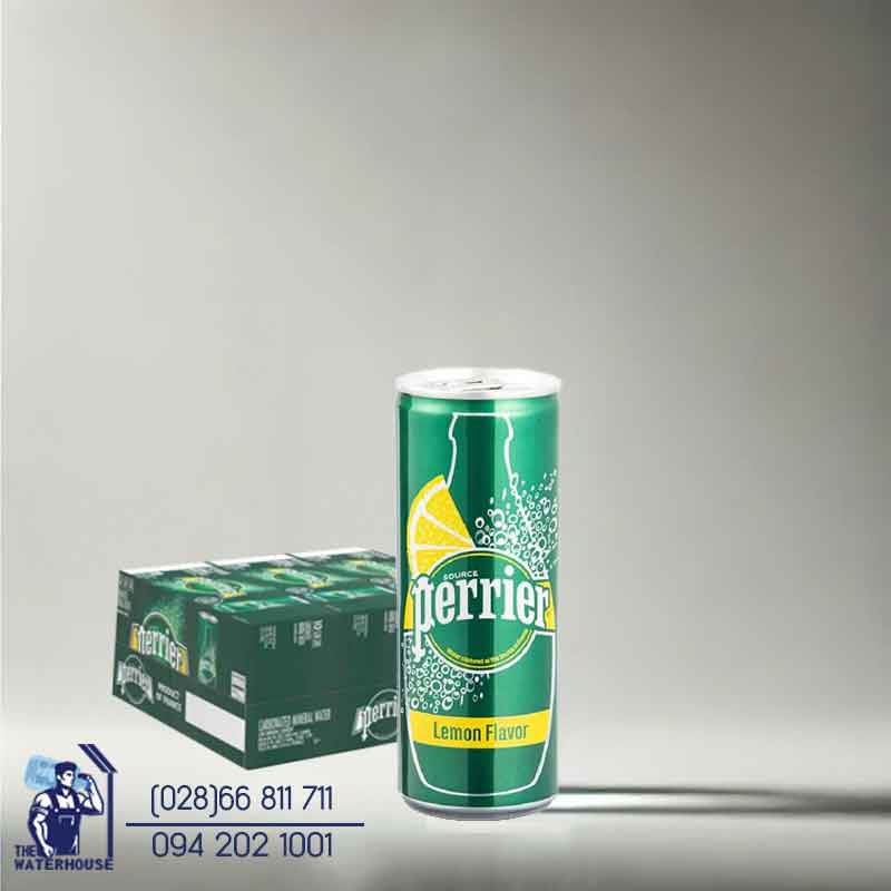 Thùng Nước Perrier lon 250ml (Thùng 30 lon)