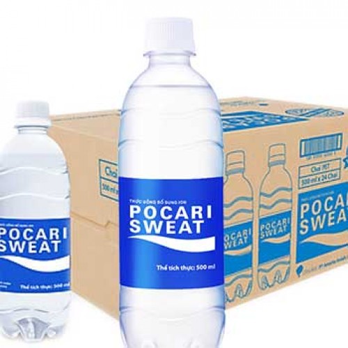 Thùng Pocari Sweat Chai 500ml (Thùng 24 Chai)