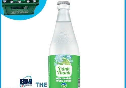 Nước Khoáng Đảnh Thạnh Chai Thủy Tinh 460ml Có Ga Vị Hương Chanh (Két 20 Chai)
