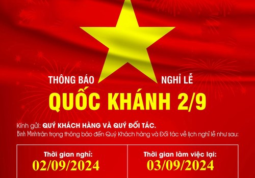 Thông báo nghỉ lễ 02/09/2024