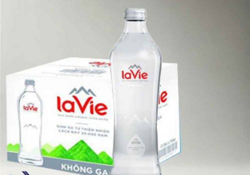 Thùng LaVie chai thủy tinh 450ml không ga (Thùng 20 chai)