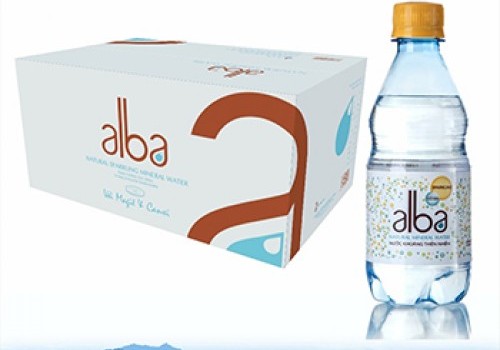 Thùng Nước Alba 350ml Có Ga Chai Nhựa (Thùng 24 Chai)