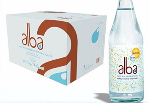 Thùng Nước Alba 450ml Có Ga Chai Thủy Tinh (Thùng 20 Chai)