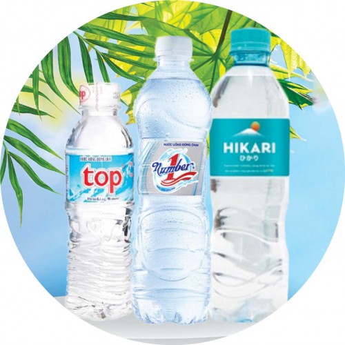 Nước suối giá rẻ 330ml, 500ml