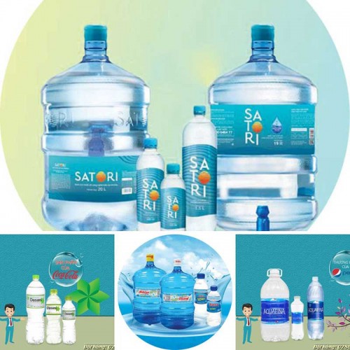 Nước tinh khiết (20L, 1.5L, 500ml, 350ml)